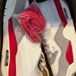 Jordan Sail / Fire Red / College Grey Box Label